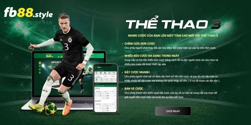 Giới thiệu sảnh thể thao FB88