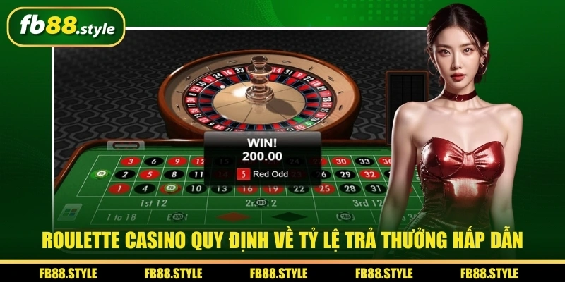 Roulette casino quy định về tỷ lệ trả thưởng hấp dẫn